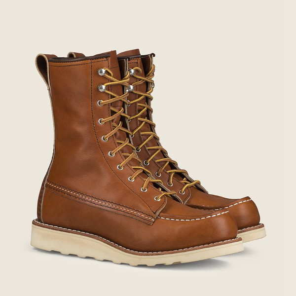 Bottes Red Wing Heritage - 8-Inch Moc - Tall Legacy Athletics - Marron - Femme 853XJTOIH